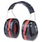 3M Peltor Optime 105 Over-the-Head Ear Muffs, Black, Red H10A - alternate 1